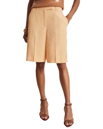 Reiss Lina Tailored Linen-Blend Short
