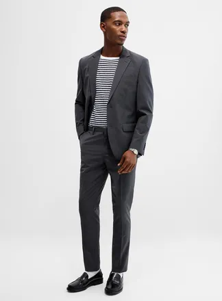 Le 31 Mens Responsible wool-blend pant Stockholm fit - Slim