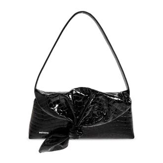 Rotate ROTATE Birger Christensen, Shoulder Bags, female, Black, Size: ONE SIZE Leather Bag