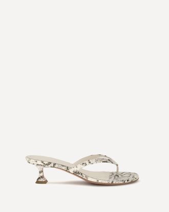 Amina Muaddi Sandali infradito Juliette Thong con stampa pitonata Woman 41