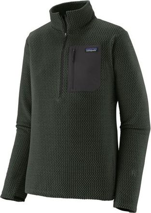 Patagonia R1 Air Zip Neck Fleecepullover für Herren | schwarz