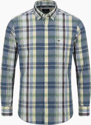 Fynch-Hatton Mens FYNCH-HATTON LONG SLEEVED SHIRT AUBERGINE - Purple - Size: 44