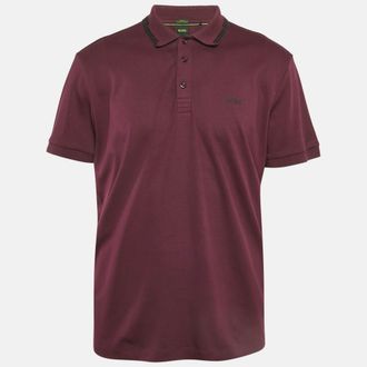 HUGO BOSS Boss By Hugo Boss Purple Jersey Paule Polo T-Shirt