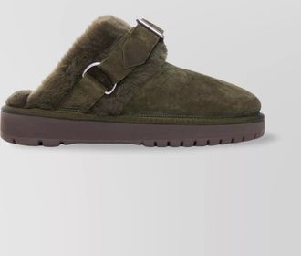 Burberry sliders chubby strap detail