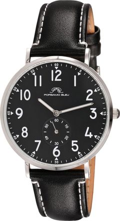 Porsamo Bleu Mens Rowan Genuine Leather Band Watch 1471FROL
