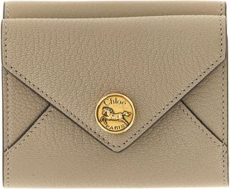 Chlo&eacute; Cartera peque&ntilde;a plegable tipo sobre - Accessories - Mujer - Beige - ONE SIZE