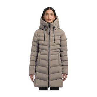 Khujo Dames, Mantels, Beige, Maat: XL