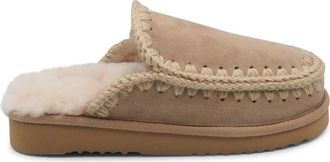 Mou Handgemaakte Eskimo Slipper Klomp Kameel - Dames - Pantoffels - Beige - 36 EU - Schoenen