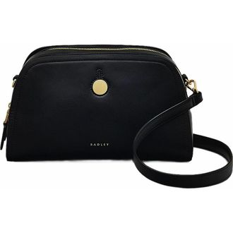 Radley London Bathurst Mews Small Ziptop Crossbody Bag in Black at Nordstrom