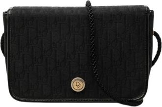 Dior Pre-owned Canvas Crossbody Bag - Dames - Vintage Schoudertas - Zwart - ONE Size - Vintage