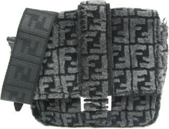 Fendi Pre-owned Leather fendi-bags - Dames - Vintage Schoudertas - Zwart - ONE Size - Leer - Vintage
