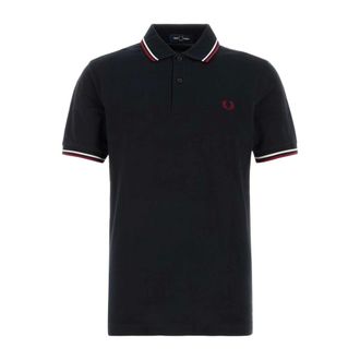 Fred Perry M3600 Twin Tipped Polo - Tops - Hombre - Azul - XL