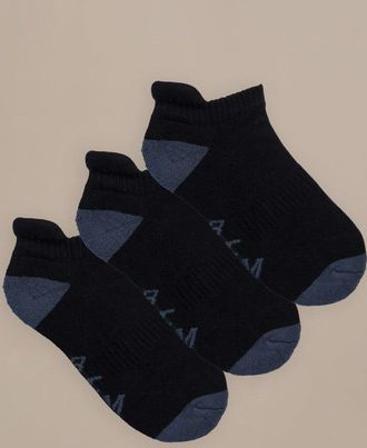 BAM Bamboo Luxe Trainer Socks - 3 pack - UK Size 12-14