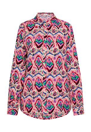 Usha Blouse Dames Roze Veelkleurig