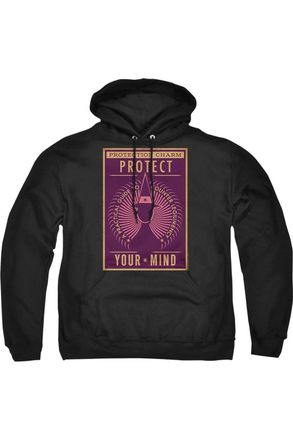 Gildan Fantastic Beasts Protect Your Mind Adult Pull Over Hoodie / Hooded Sweatshirt