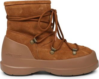 Moon Boot Schoenen, Dames, Bruin, 36 EU, Leer, Winterlaarzen