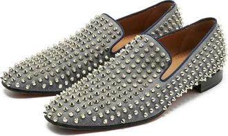 Christian Louboutin Mocassini denim - Grigio