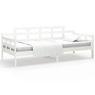 Berkfield Home Day Bed White Solid Wood Pine 80x200 cm