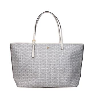 Tory Burch Beige Leren Schoudertas