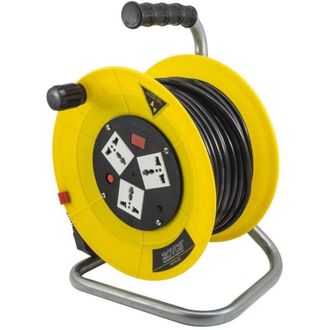 Trade Shop Trade Shop - Electrical Avvvolgical Prolungainst 25 Metries Presa Spina Schuko Prese Universal