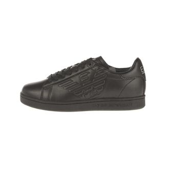 Emporio Armani Classic CC sneakers - Heren - Sneakers - Zwart - 38 EU - Leer - Schoenen