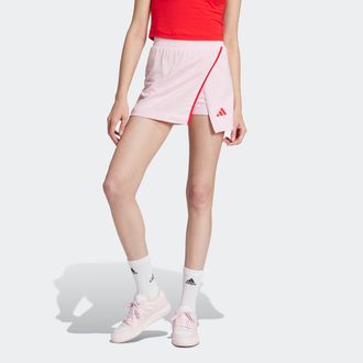 adidas Shorts ADIDAS SPORTSWEAR W CB SKORT, Damen, Gr. XXL, N-Gr, pink (clear pink), Obermaterial: 93% Baumwolle, 7% Elasthan, Hosen Shorts
