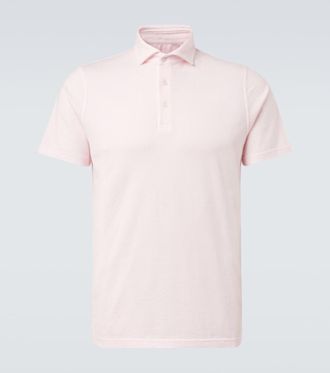 Fedeli Cotton jersey polo shirt