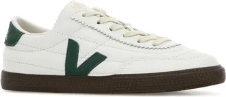 Veja Mens White Leather Panenka Sneakers Whitecypruseagle