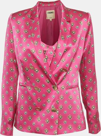 L'agence Lagence Print Print Silk Colin Blazer Set XS/S