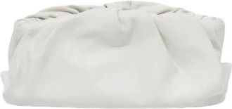 Bottega Veneta Pre-owned Belt Bags, female, White, Size: ONE SIZE Pre-owned Leather Shoulder Bag