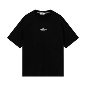 Stone Island Archivio T-Shirt - Heren - T-shirts - Zwart - M - Katoen - Tops