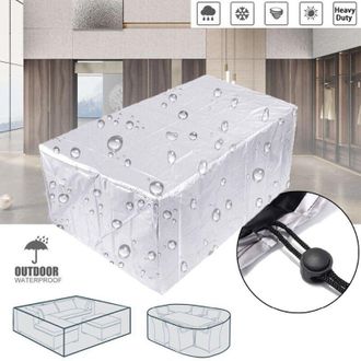 OEM Funda Para Mesa De Patio, Funda Para Sof&aacute; Esquinero, Funda Impermeable Para Muebles De Exterior, Funda Protectora Antipolvo - 160x160x80cm -crezuo