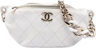 Chanel Borsa a tracolla Chanel Pre-owned Vintage trapuntata - - Pre-owned - Donna - Bianco - ONE SIZE