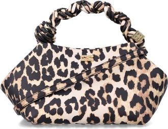Ganni Leopard Small Bou Bag
