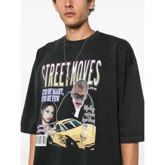 Willy Chavarria Graphic Print T-Shirt - Black