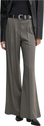 Iro Odilla Broek - Dames - Wijde Broeken - Grijs - XS - Katoen - Broeken