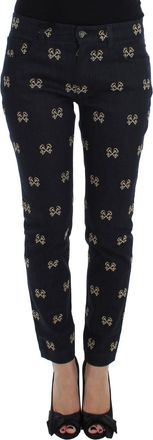 Dolce & Gabbana Key Print Slimfit Jeans