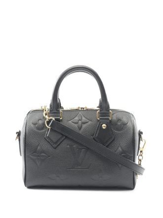 Louis Vuitton 2021-2025 Monogram Empreinte Speedy Bandouliere 20 satchel - Black