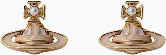 Vivienne Westwood Womens Simonetta Bas Relief Earrings Gold - Size: OS