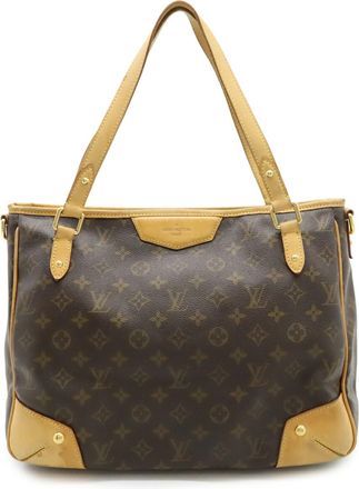 Louis Vuitton Brown Canvas Tote Bag (Pre-Owned)