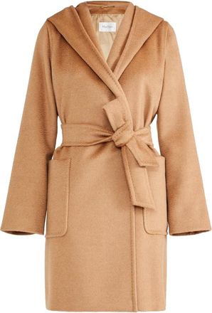 Max Mara Rialto Camel Wool Robe Coat