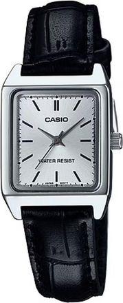 Casio Womens Black Analog Watch with White Dial - LTP-V007L-7E1UDF