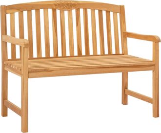 vidaXL Banco Tallado A Mano En Forma De Rosa 114 X 60,5 X 95 Cm Vidaxl