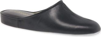 Charles Clinkard Slippers Gavin Mens Leather Slippers 8 Black