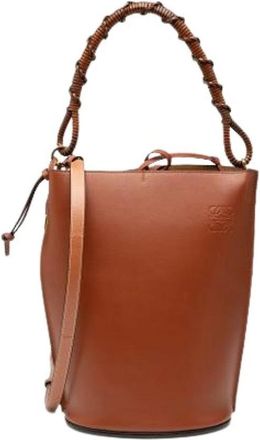 Loewe Pre-owned Bucket Bags, female, Brown, Size: ONE SIZE Pre-owned Bucket Bag