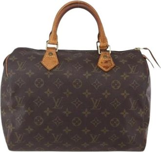 Louis Vuitton Pre-owned Handbags, female, Brown, Size: ONE SIZE Pre-owned Vintage Canvas Handbag