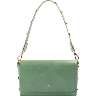 Scalpers Mini Leather Studs Bag in Mint at Nordstrom