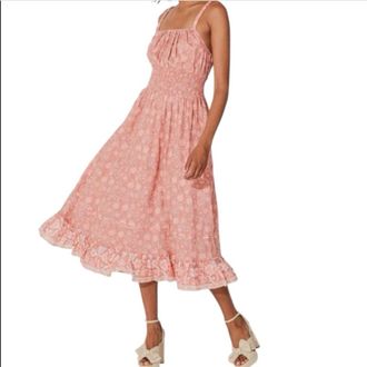 Cleobella Marcella Midi Dress In Camara Floral