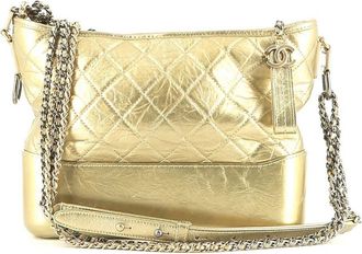 Chanel 2017 medium Gabrielle shoulder bag - women - Leather - One Size - Gold