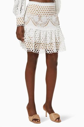 Elliatt Azores Skirt In White